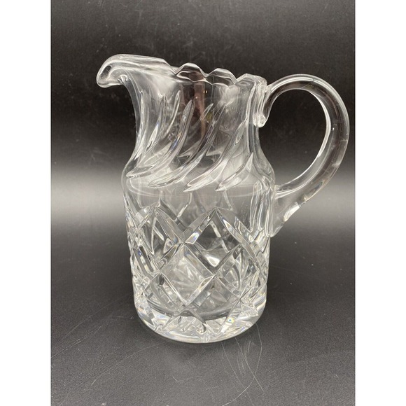 Rogaska Other - Rogaska Crystal Pitcher Diamond‎ Pattern 6" Signed